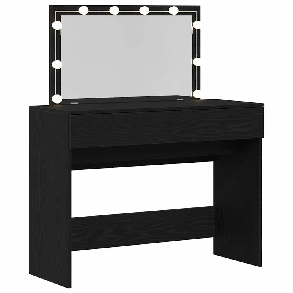 Kosmetický stůl Černý dub 100 x 40 x 120 cm kompozitní dřevo - obrázek 14