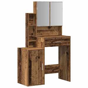 Kosmetický stůl Staré dřevo 80 x 35 x 132 cm kompozitní dřevo - obrázek 2