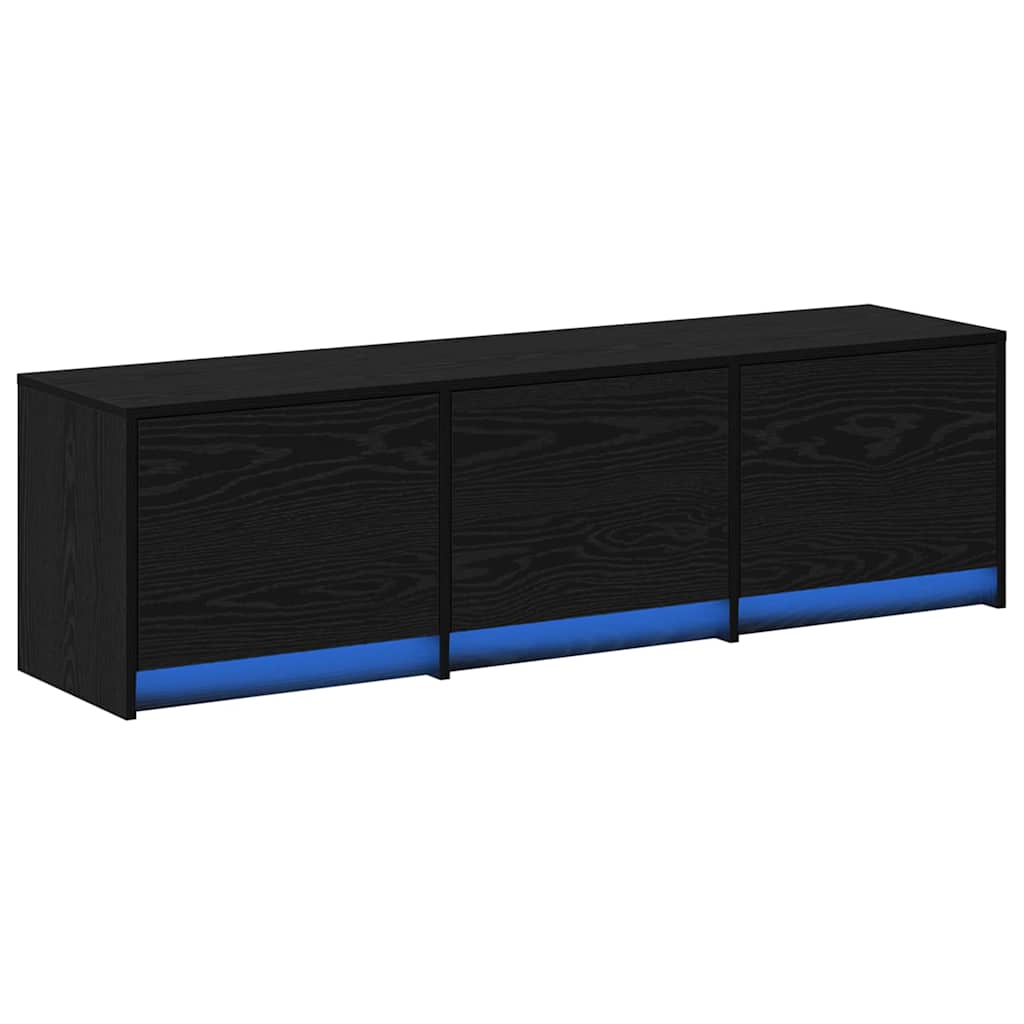 Thumbnail - vidaXL TV-Schrank Schwarz Eichen-Optik 140 x 34 x 40 cm Holzwerkstoff