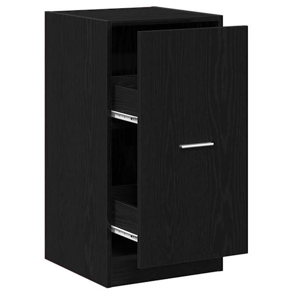vidaXL Apteekri kapp Must tamm 40 x 41 x 77.5 cm Tehispuit