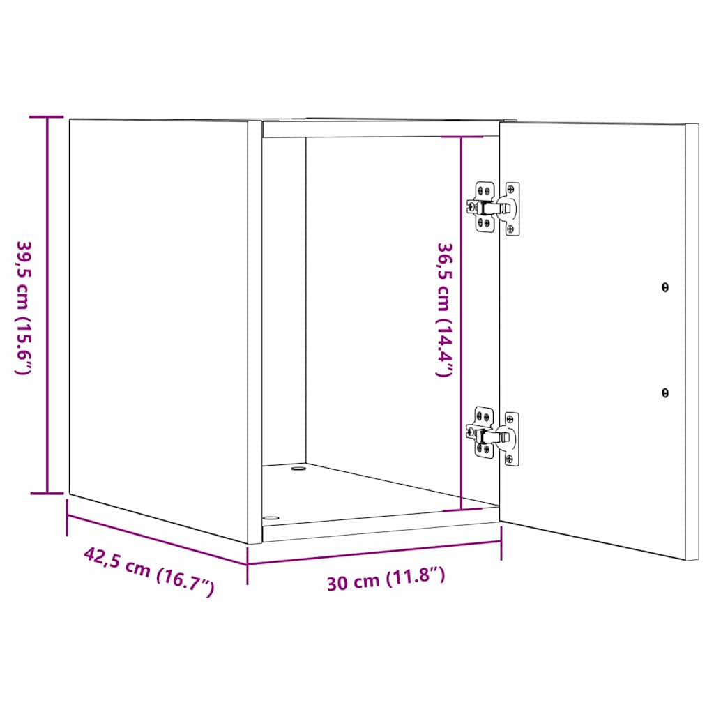Wall Cabinet, Wall Cabinets, Wall Cabinet vidaXL - Picture 20 of 124