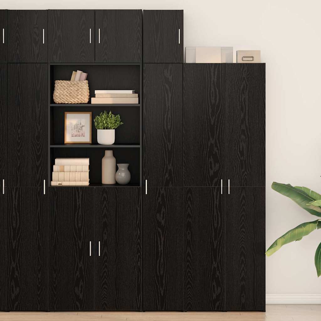 Nástenný kabinet čierny dub 30x42.5x40 cm inžinierske drevo 869149