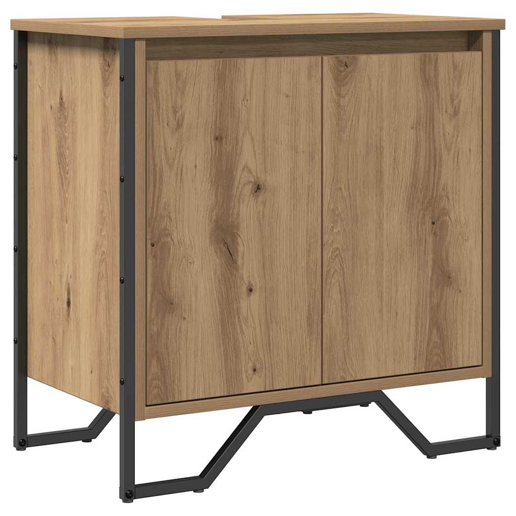 kylpyhuoneen pesualtaankaappi Artisan tammi 60x35x50 cm Tekninen puu