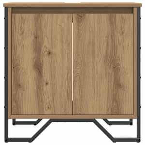 Skříňka pod umyvadlo s úložištěm Artisanový dub 60 x 35 x 60 cm - obrázek 6