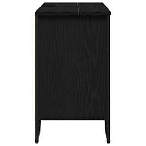 Skříňka pod umyvadlo Černý dub 91 x 35 x 60 cm Kompozitní dřevo - obrázek 6