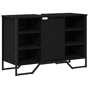 Skříňka pod umyvadlo Černý dub 91 x 35 x 60 cm Kompozitní dřevo - obrázek 2