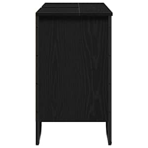 Skříňka pod umyvadlo Černý dub 91 x 35 x 60 cm Kompozitní dřevo - obrázek 6