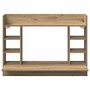 Nástěnný stolek dub artisan 105 x 48 x 75 cm Kompozitní dřevo - obrázek 5
