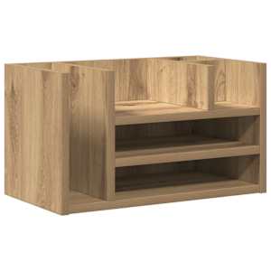 vidaXL T&ouml;&ouml;laua korraldaja Artisan tamm 44,5 x 24 x 25 cm Tehispuit