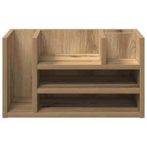 Organizér na stůl Černý dub 44,5 x 24 x 25 cm kompozitní dřevo - obrázek 5