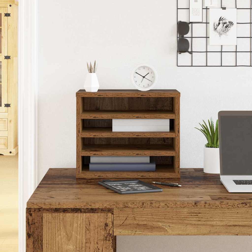 Organizér na stôl Staré drevo 36x26x29,5 cm 869201