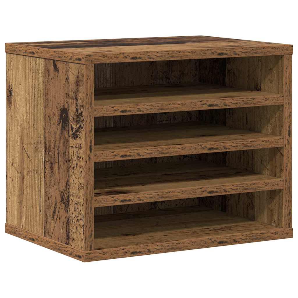 Thumbnail - vidaXL Schreibtisch Organizer Altholz 36 x 26 x 29.5 cm Holzwerkstoff