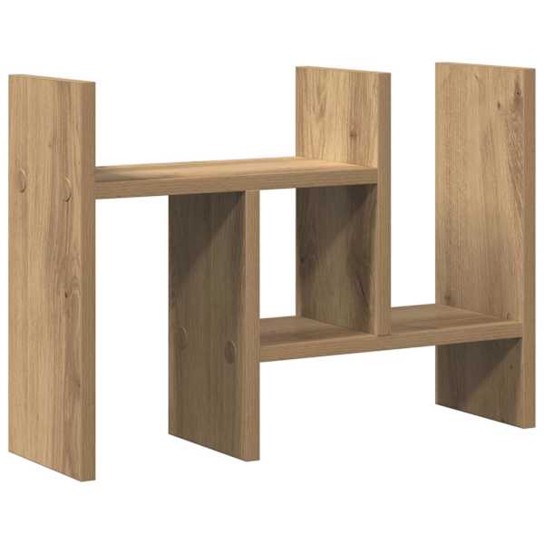 vidaXL T&ouml;&ouml;laua korraldaja Artisan tamm 50 x 15,5 x 35,5 cm Tehispuit