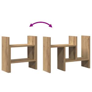 Organizér na stůl Artisanový dub 34,5 x 15,5 x 35,5 cm - obrázek 9