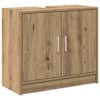 vidaXL Vannitoa kapp K&auml;sit&ouml;&ouml;puu 63 x 29 x 55 cm Tehispuit
