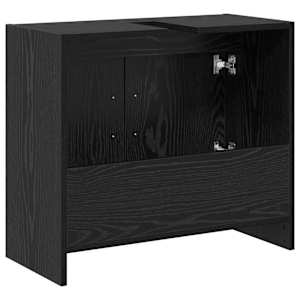 Koupelnová skříň Černý dub 63 x 29 x 55 cm Kompozitní dřevo - obrázek 8