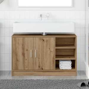 Kopalniška omarica Umetni hrast 90 x 29 x 55 cm Konstruiran les