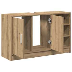 Koupelnová skříň s policí Artisanový dub 90 x 29 x 55 cm - obrázek 5