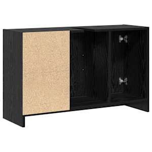 Koupelnová skříň Černý dub 90 x 29 x 55 cm Kompozitní dřevo - obrázek 8