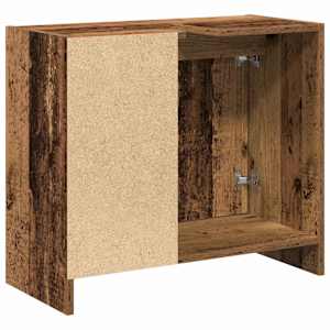Koupelnová skříň Staré dřevo 63 x 29 x 55 cm Kompozitní dřevo - obrázek 8