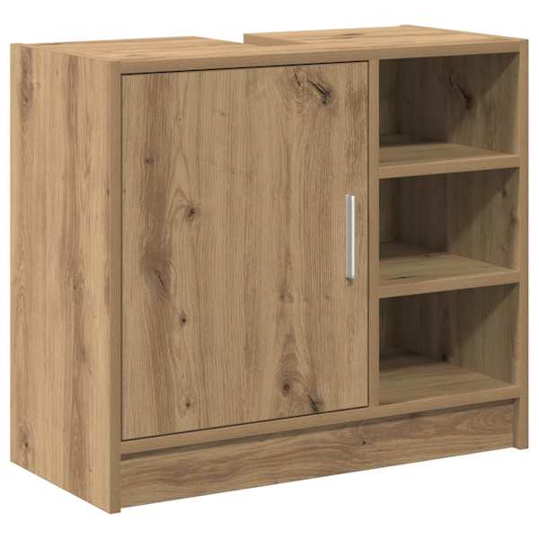 vidaXL Vannitoa kapp K&auml;sit&ouml;&ouml;puu 63 x 29 x 55 cm Tehispuit