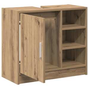 Koupelnová skříň s policí Artisanový dub 63 x 29 x 55 cm - obrázek 5