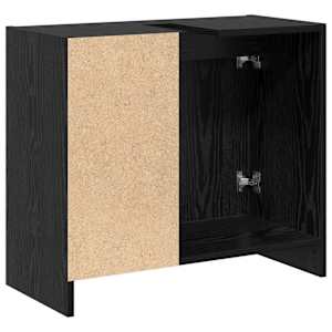 Koupelnová skříň Černý dub 63 x 29 x 55 cm Kompozitní dřevo - obrázek 8