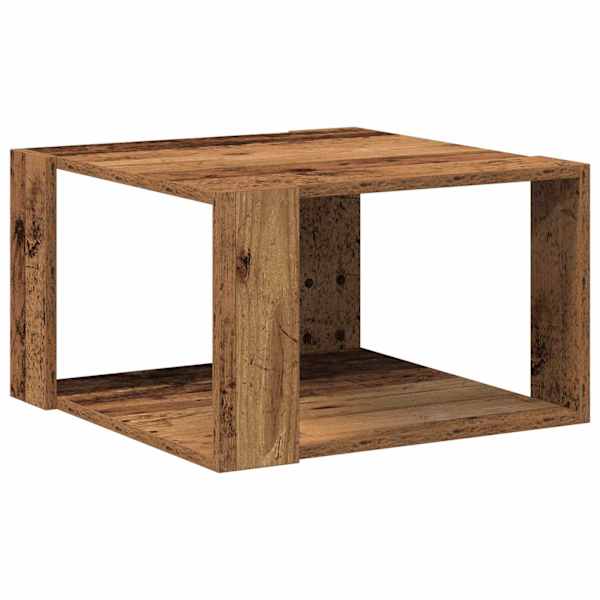 vidaXL Kohvilaud Vana puit 51,5 x 51,5 x 30 cm Tehispuit