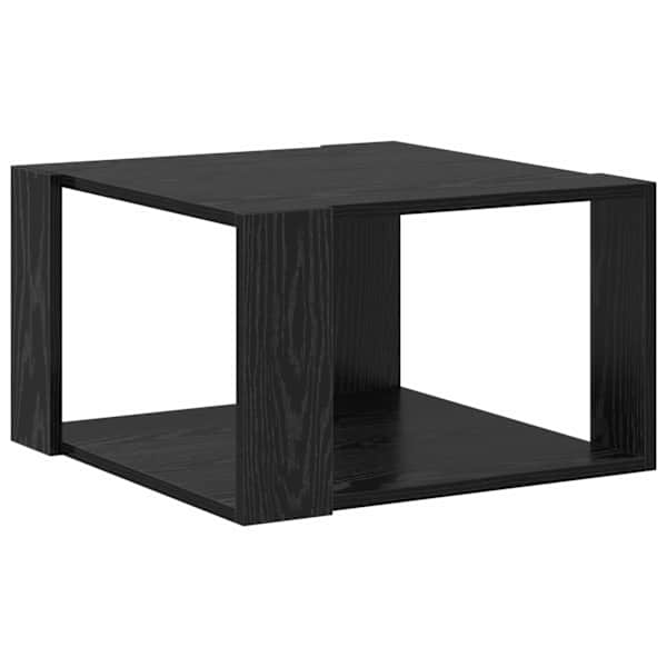 vidaXL Kohvilaud Must tamm 51,5 x 51,5 x 30 cm Tehispuit
