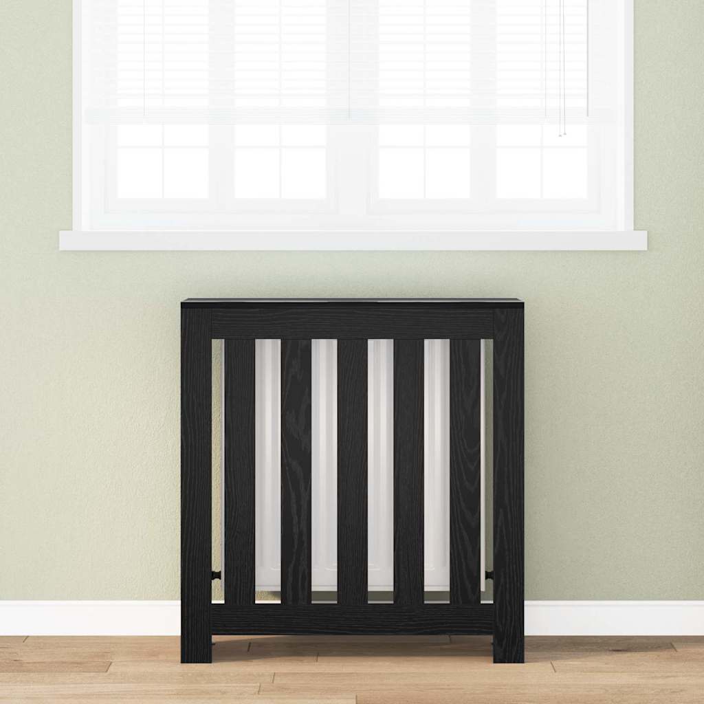 Kryt radiátora čierny dub 78x20x82 cm z kompozitného dreva 869223
