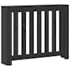 vidaXL Radiaatori kate Must tamm 104 x 20 x 82 cm Tehispuit