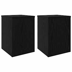 Stojan na rostliny 2 pcs Černý dub 25 x 25 x 35 cm - obrázek 2