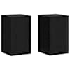 vidaXL Taimede alus 2 tk Must tamm 30 x 30 x 50 cm Tehispuit