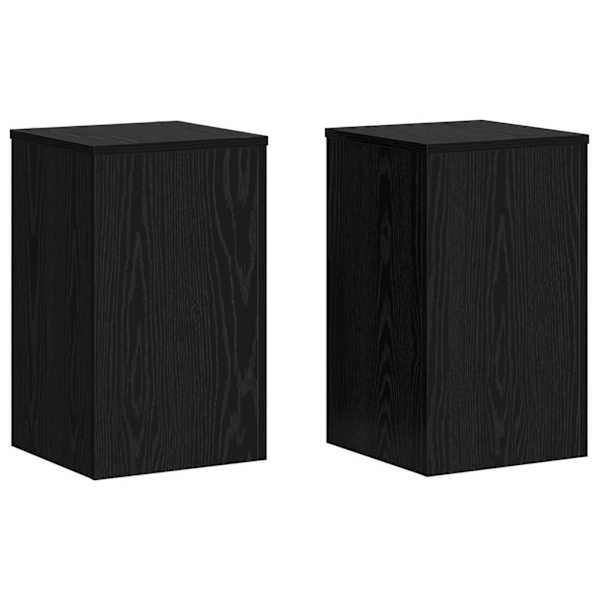 vidaXL Taimede alus 2 tk Must tamm 30 x 30 x 50 cm Tehispuit