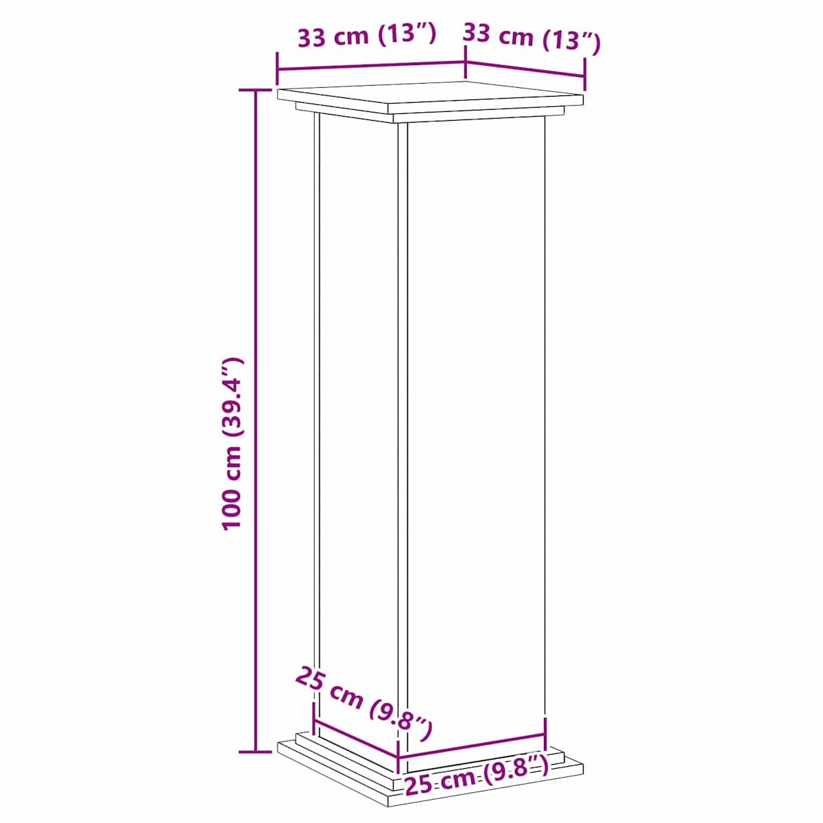 Planteholder Konstrueret træ - Billede 10