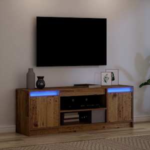 TV jednotky Hnědá 139,5 x 34 x 50 cm Kompozitní dřevo - obrázek 5