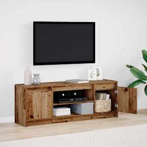 TV jednotky Hnědá 139,5 x 34 x 50 cm Kompozitní dřevo - obrázek 1