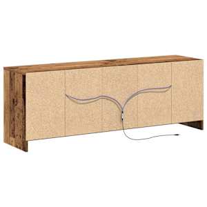 TV jednotky Hnědá 139,5 x 34 x 50 cm Kompozitní dřevo - obrázek 9