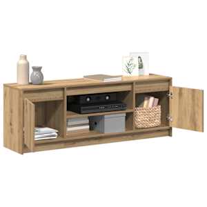TV jednotky Hnědá 139,5 x 34 x 50 cm Kompozitní dřevo - obrázek 3