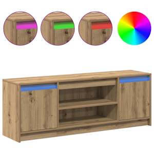 TV jednotky Hnědá 139,5 x 34 x 50 cm Kompozitní dřevo - obrázek 4