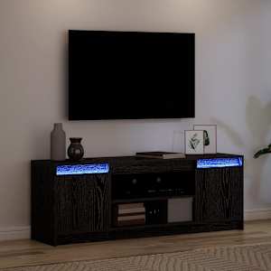 TV jednotky Černá 139,5 x 34 x 50 cm Kompozitní dřevo - obrázek 5