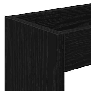 Úzký úložný vozík Černý dub 60 x 18 x 70 cm kompozitní dřevo - obrázek 9