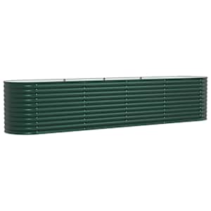 vidaXL K&otilde;rge peenar Roheline 400 x 80 x 81 cm Teras