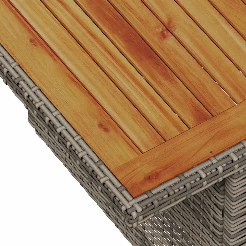 Komplet za jedilnico v vrtu 11 pcs Siva in mornarsko modra - slika 8