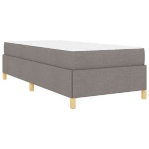 Rám postele s matrací Taupe 90 x 190 cm textil - obrázek 9