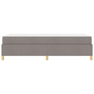 Rám postele s matrací Taupe 100 x 200 cm textil - obrázek 8