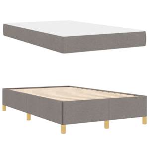 Rám postele s matrací Taupe 120 x 190 cm textil - obrázek 4