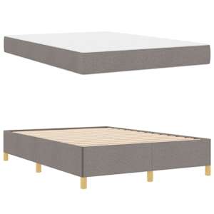 Rám postele s matrací Taupe 140 x 190 cm textil - obrázek 5