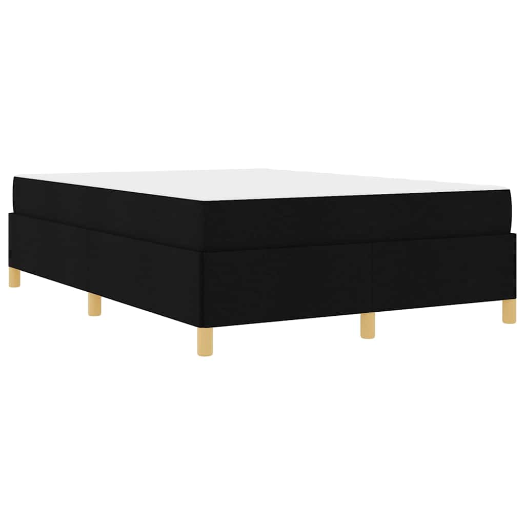 Thumbnail - vidaXL Boxspringbett Schwarz und Weiß und Schwarz 160 x 200 cm Stoff