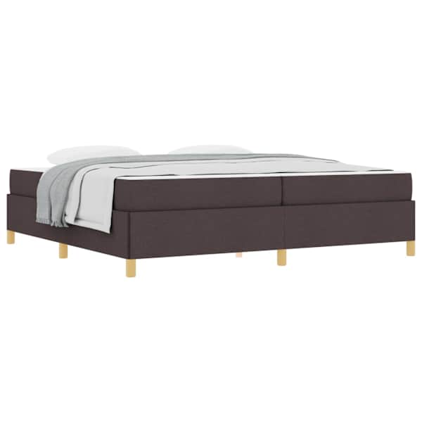 vidaXL Voodi raam Tume pruun 200 x 200 cm kangas